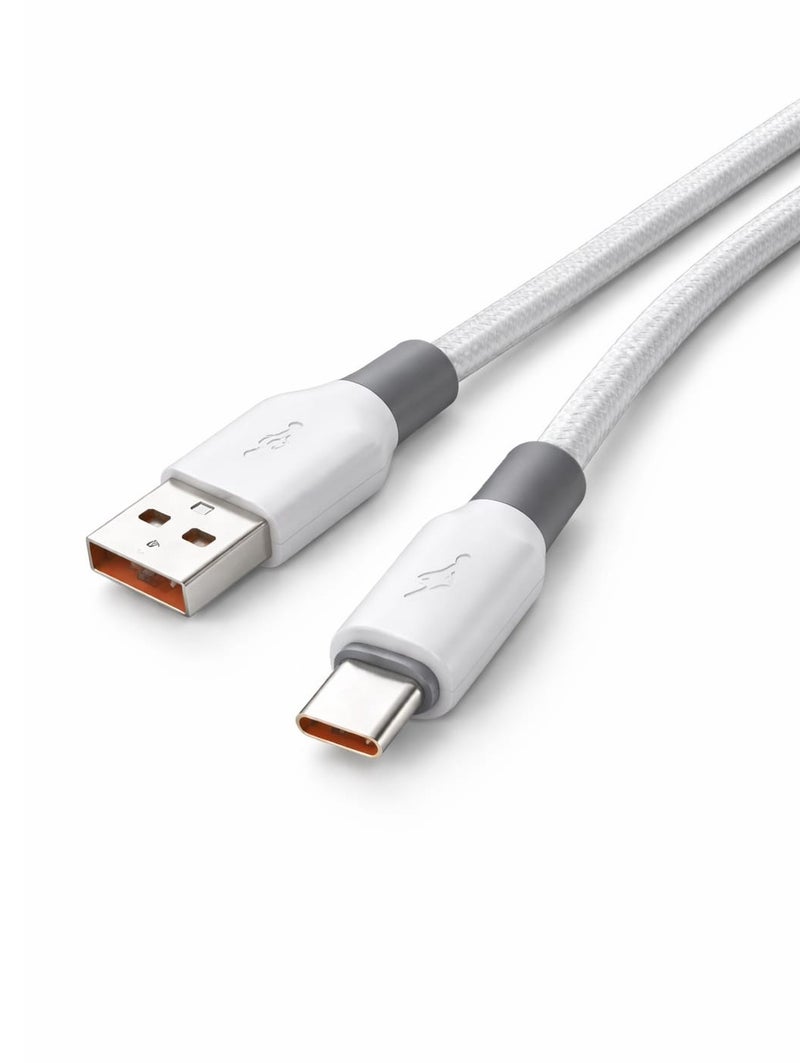 X-Plus USB to Type-C 120W 6A Fast Charging Cable, 1 Meter - Durable Type-C Fast Charging Mobile Phone Cable for Data Transfer on Smartphones and Android - Image 1